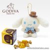 Godiva Plush Keychain & Chocolate 2023 Limited Hello Kitty My Melody Cinnamoroll
