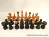 Vintage Wooden Hungarian Chess Figures - Large Size King Height is 10cm / 3.9"