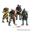 4PCS Lot TMNT Teenage Mutant Ninja Turtles Action Figures Anime Movie Xmas Gift