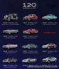 1/64 Cadillac 120th Anniversary series car model 11 styles 1930-2022