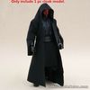 1:12 Scale Black Cloak Robe Coat Model with Hat for 6" Action Figure Doll