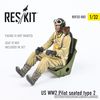 Reskit RSF32-0002 - 1/32 US WW2 Pilot seated type 2, scale model kit