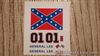 General Lee 1:18 scale water slide decals Dukes Of Hazzard clear backing