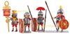 Playmobil 3 Roman Soldiers and Leader Legionaries 6490 6491 Addon Figures NEW