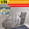 1/35 European Urban Street Scenes Diorama DIY Wooden Assembly Model Upgrade Kit