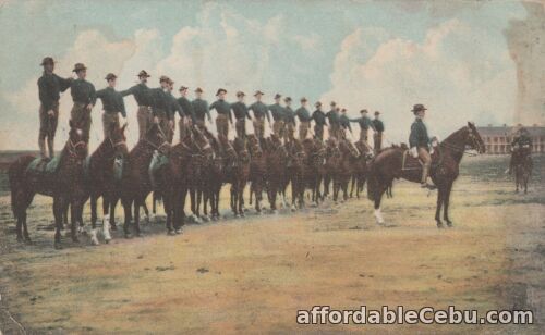 1st picture of Vintage Philippines "" Soldiers in Military performance "" Postcard For Sale in Cebu, Philippines