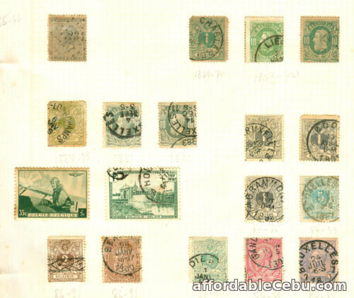 1st picture of 1865-91 BELGIUM BELGIE BELGIQUE Postage Stamps For Sale in Cebu, Philippines
