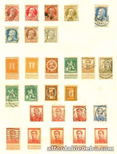 1st picture of 1905-1913 BELGIUM BELGIE BELGIQUE Brussel Postage Stamps For Sale in Cebu, Philippines