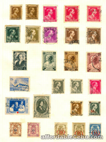 1st picture of 1936-1944 BELGIUM BELGIE BELGIQUE Postage Stamps For Sale in Cebu, Philippines