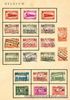 1934-1938 BELGIUM BELGIE BELGIQUE Chemins De Fer Spoorwegen Postage Stamps