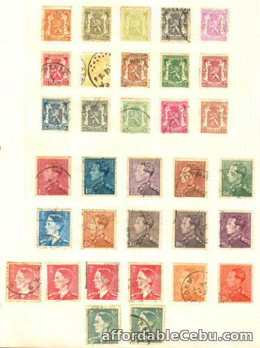 1st picture of 1935-1946 BELGIUM BELGIE BELGIQUE Postage Stamps For Sale in Cebu, Philippines