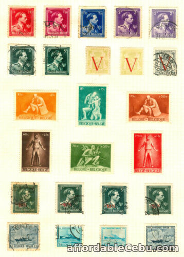 1st picture of 1944-1946 BELGIUM BELGIE BELGIQUE Postage Stamps For Sale in Cebu, Philippines