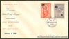 1959 Phil VETERANS Semi-Postal Stamps SURCHARGED 1 Centavos & 6 Centavos FDC