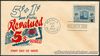 1962 Philippines 5¢ + 1¢ SEMI-POSTAL REVALUED ON = 5s KOREO First Day Cover