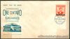 1959 Philippines ONE CENTAVO SURCHARGED First Day Cover