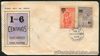 1959 Philippines 1 and 6 Centavos Surcharged First Day Cover