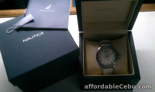 1st picture of NAUTICA UNISEX MARINERS WATCH-STAINLESS STEEL,WHITE For Sale in Cebu, Philippines