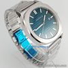 44MM parnis blue dial date luminous miyota automatic movent mens watch 2742