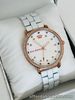 JUICY COUTURE ROSE GOLD FACE W/ RHINESTONES WHITE BRACELET STRAP WATCH SALE