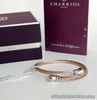 Charriol * Bangle Celtic Bourse 04-201-00142-1 Rose Gold & Silver PVD Small