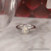 GIA-CERTIFIED .38 Carat Diamond w/ .085 CTW Engagement Ring 14K White Gold ER790
