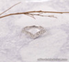 SALE‼️.44 CTW Diamond Half Eternity Ring 14k White Gold HE359