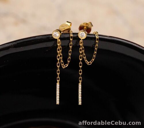 1st picture of SALE‼️.102 CTW Diamond Earrings 18k Yellow Gold E775Y sep For Sale in Cebu, Philippines