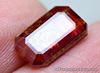 3.90 Carats Ultra RARE NATURAL Red TANTALITE Emerald Cut Afghanistan 9.4x5.6x2mm