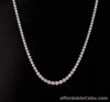 SALE‼️10.00 CTW Diamond Tennis Necklace 18k White Gold N214