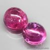 2.7 Carats Pair Natural Hot Pink Rubellite Tourmaline Mozambique Oval Unheated