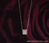 SALE‼️.14 CTW Diamond Necklace 14K White Gold N194W sep