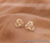 SALE‼️.34 CTW Diamond Earrings 18k Yellow Gold E363Y sep