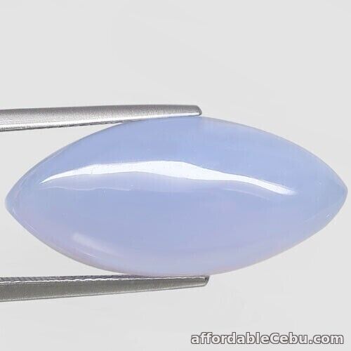 1st picture of 22.75 Carats NATURAL Bluish Purple CHALCEDONY Marquise Cab Argentina 22x13x9mm For Sale in Cebu, Philippines
