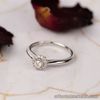 SALE‼️.171 CTW Diamond Engagement Ring 18k White Gold ER727 PREORDER sep