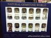 12 Bottles Of Natural Chip Gemstone In Box 9.5X7.00"