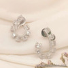 .72 CTW Diamond Earrings 18k White Gold E297 sep