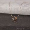 SALE‼️.031 CTW Diamond Necklace 18k Rose Gold N158 sep