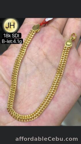 1st picture of GoldNMore: 18 Karat Gold Bracelet #4.2 For Sale in Cebu, Philippines