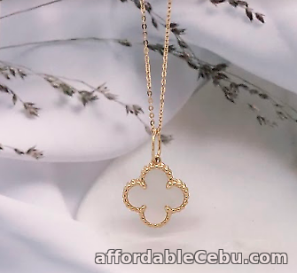 1st picture of SALE‼️Clover Necklace 14k Yellow Gold N187 sep For Sale in Cebu, Philippines