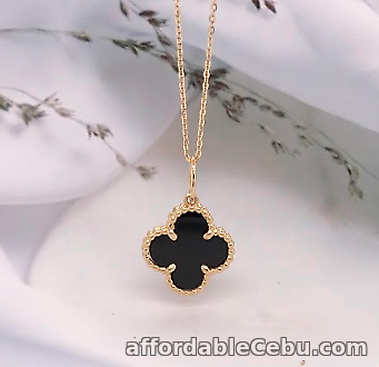 1st picture of SALE‼️Clover Necklace 14k Yellow Gold N188 sep For Sale in Cebu, Philippines