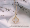 SALE‼️Clover Necklace 14k Yellow Gold N187 sep