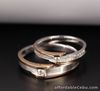 SALE‼️.179 CTW Diamond Wedding Ring 18k Twotone Gold WR300 IMS (PRE-ORDER)