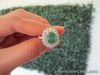 SALE‼️1.81 Carat Emerald w/ 1.60 CTW Diamond Ring 18k White Gold R202 sep