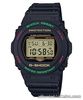 Casio G-Shock * DW5700TH-1 Special Color Black Resin w/ Red & Green Watch