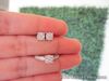 .65 Carat Face Diamond Earrings&Ring Set 18k White Gold JS29 sep “SJ” PRE-ORDER