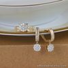 SALE‼️1.24 CTW Diamond Earrings & Ring Set 14k Yellow Gold JS153-YG (PRE-ORDER)
