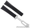 20MM LEATHER WATCH BAND STRAP FOR TAG HEUER CARRERA CV2013 F1 WITH CLASP BLACK