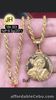 GoldNMore: 18 Karat Gold Necklace With Pendant #9.3 20 Inches Chain