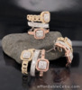 SALE‼️2.65 CTW Diamond Earrings & Ring Set 14k Tricolor Gold JS150 (PRE-ORDER)