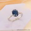 SALE‼️2.55 Carat Blue Sapphire w/ .06 CTW Diamond Ring PLATINUM R201 sep